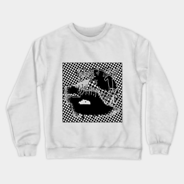 Friend Hell x HappyHappy Crewneck Sweatshirt by Friend Hell Merch